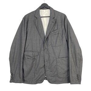 Engineered Garments Andover Blazer Mens L Gray Wool USA Workwear Sport Jacket